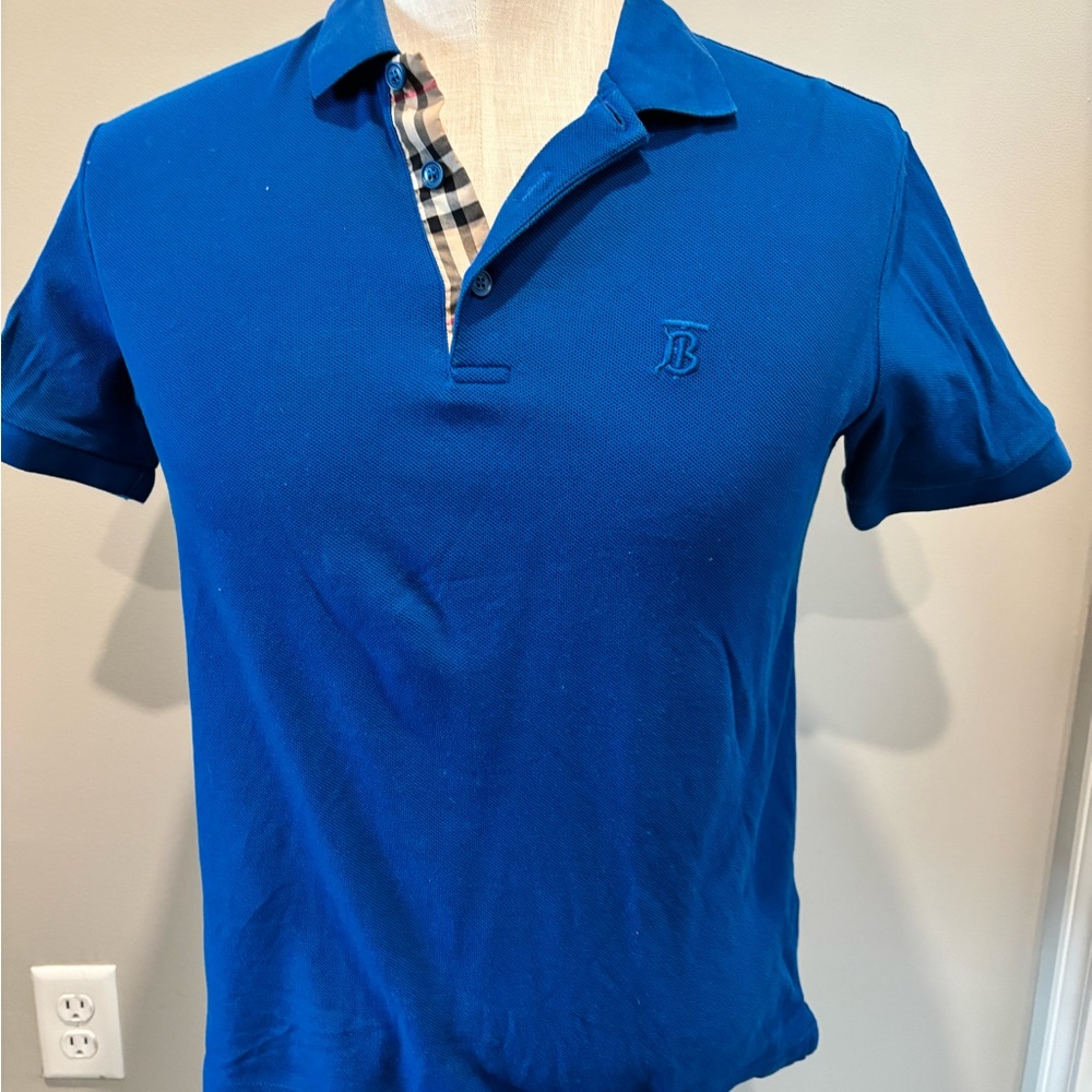 Burberry Royal Blue Polo Shirt